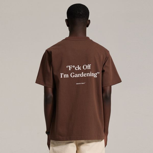 Bram's Fruit Gardening T-shirt Bruin