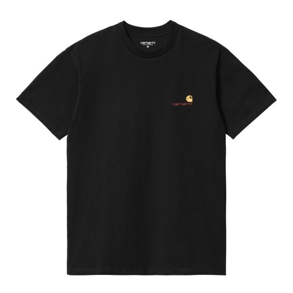 Carhartt American Script T-shirt Zwart
