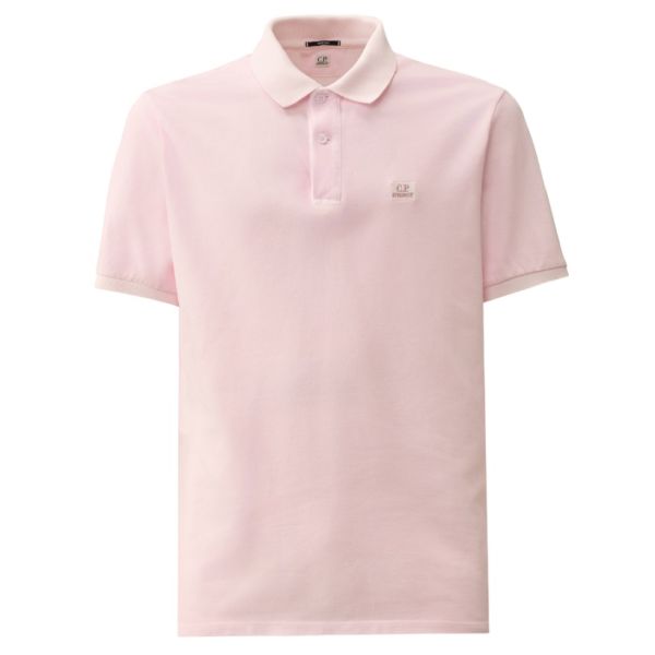 CP Company Pique Resist Dyed Polo Roze
