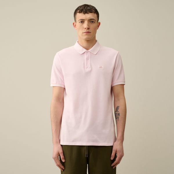CP Company Pique Resist Dyed Polo Roze
