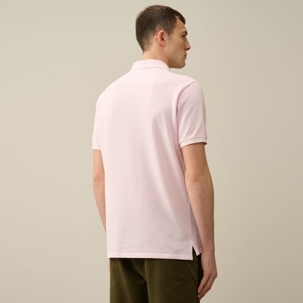 CP Company Pique Resist Dyed Polo Roze