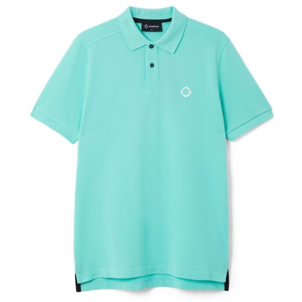 Ma.strum Pique Polo Turquoise