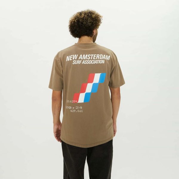 New Amsterdam Surf Association Ticket T-shirt Bruin