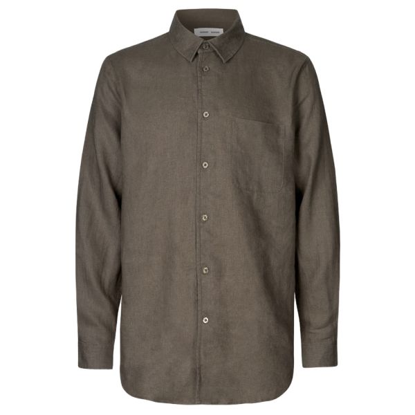 Samsøe Samsøe Liam Overhemd Bruin