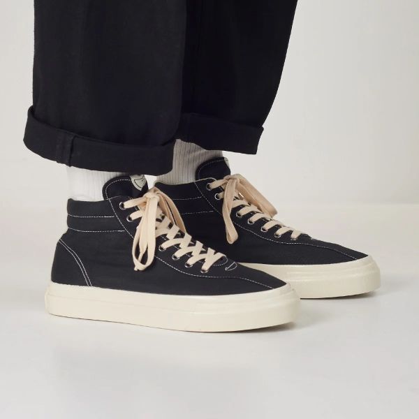 Stepney Workers Club Varden Canvas Sneaker Zwart