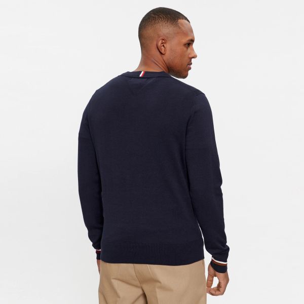 Tommy Hilfiger Global Stripe Sweater Navy