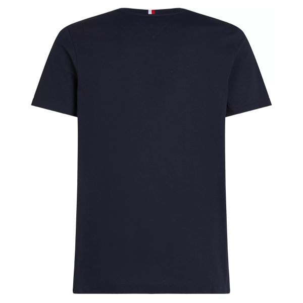Tommy Hilfiger Monotype Woven Label T-shirt Navy