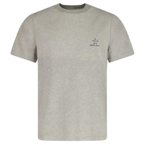 Bram’s Fruit Outline Lemon T-shirt Grijs