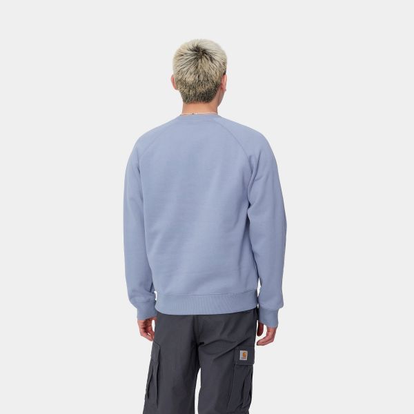 Carhartt Chase Sweater Licht Blauw