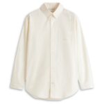 Drôle De Monsieur La Chemise Oxford Overhemd Wit