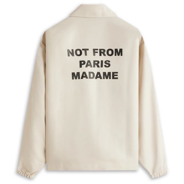 Drôle De Monsieur Slogan Vest Beige