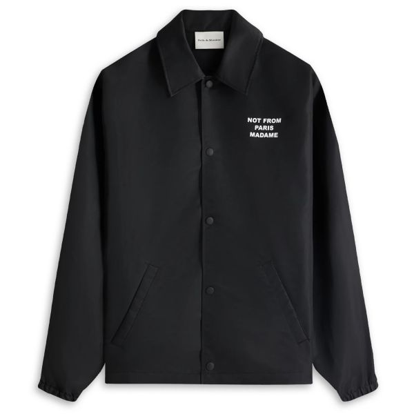 Drôle De Monsieur Slogan Vest Zwart