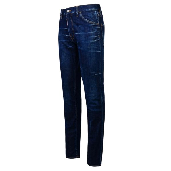 Dsquared2 Washed Jeans Donker Blauw