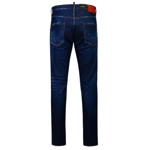 Dsquared2 Washed Jeans Donker Blauw