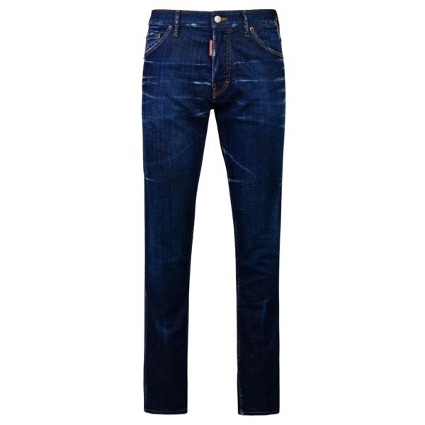 Dsquared2 Washed Jeans Donker Blauw