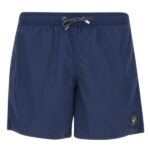 Emporio Armani Logo Patch Zwembroek Navy