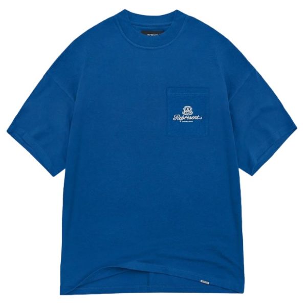 Represent Permanent Vacation Pocket T-shirt Blauw