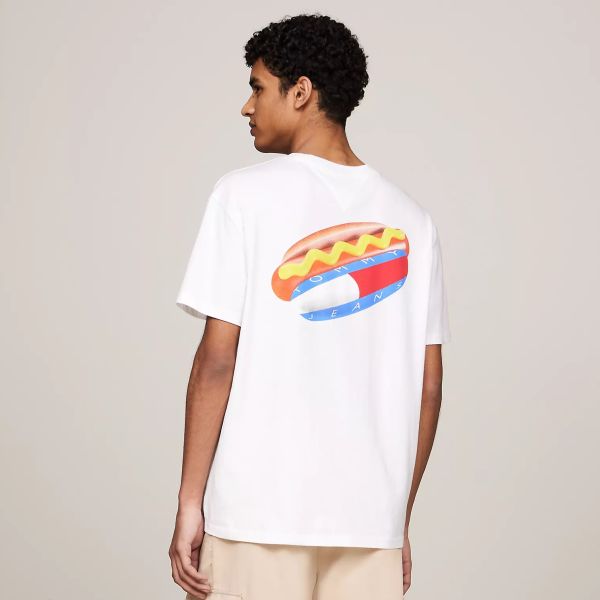 Tommy Jeans Fun Novelty T-shirt Wit
