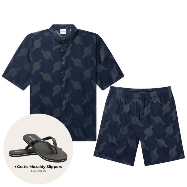 Daily Paper Salim Zomerset Donker Blauw