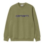 Carhartt Logo Sweater Groen
