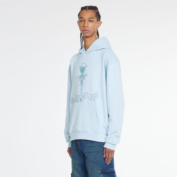 Flâneur Lantern Hoodie Licht Blauw
