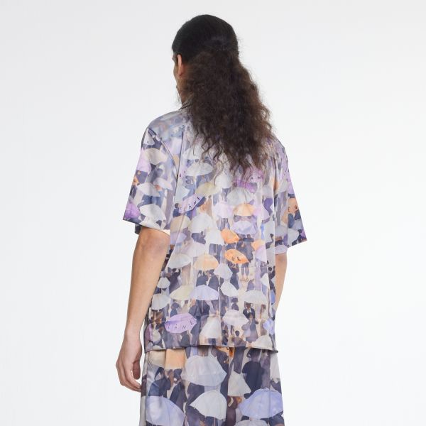 Flâneur Umbrella Overhemd Paars