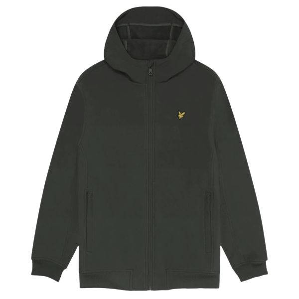 Lyle & Scott Fleece Back Softshell Jack Antraciet