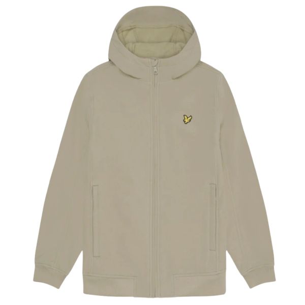 Lyle & Scott Fleece Back Softshell Jack Beige