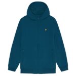 Lyle & Scott Fleece Back Softshell Jack Donker Blauw