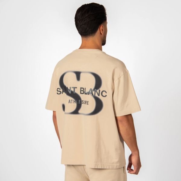 Saint Blanc Blurr T-shirt Beige