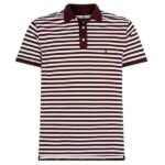 Tommy Hilfiger Polo Bordeaux/Wit