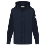 Flâneur Atelier Hooded Overshirt Navy