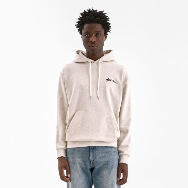 Flâneur Signature Hoodie Grijs