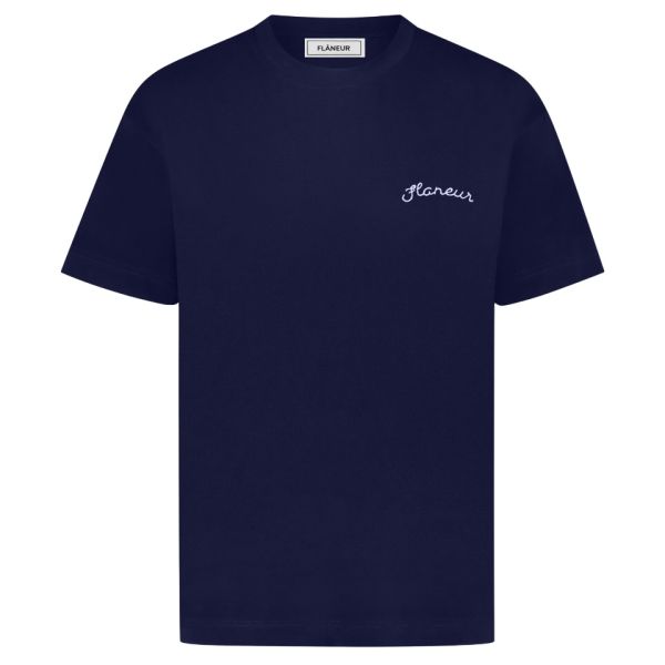 Flâneur Signature T-shirt Navy
