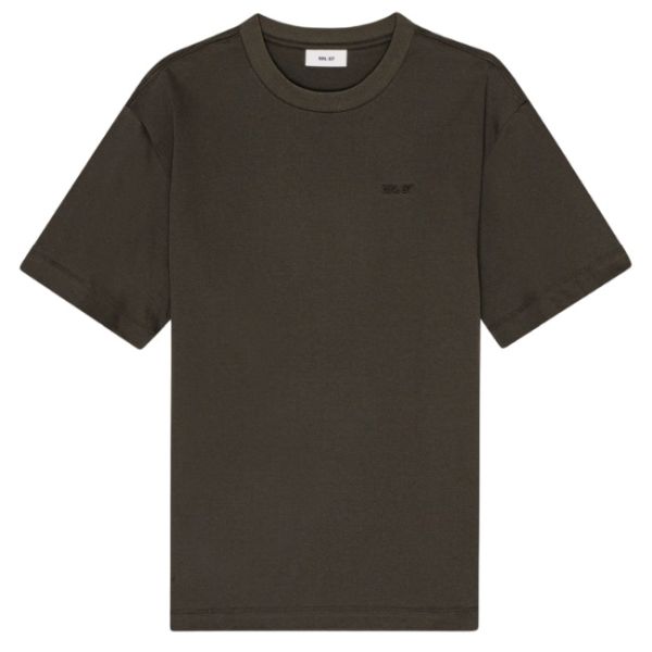 NN.07 Nat Logo T-shirt Donker Groen