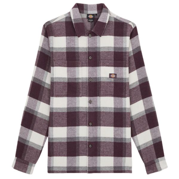 Dickies Plaid Coaling Overshirt Paars