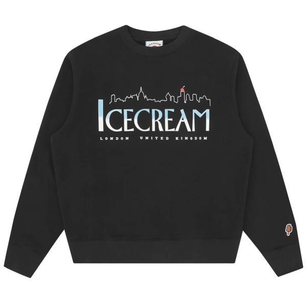 Icecream Cityscape Sweater Zwart