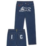 Icecream Running Dog Jeans Donker Blauw