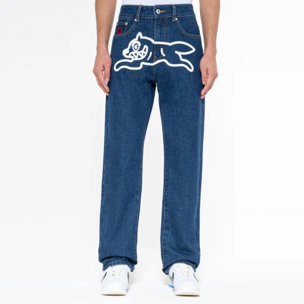 Icecream Running Dog Jeans Donker Blauw