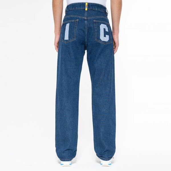 Icecream Running Dog Jeans Donker Blauw