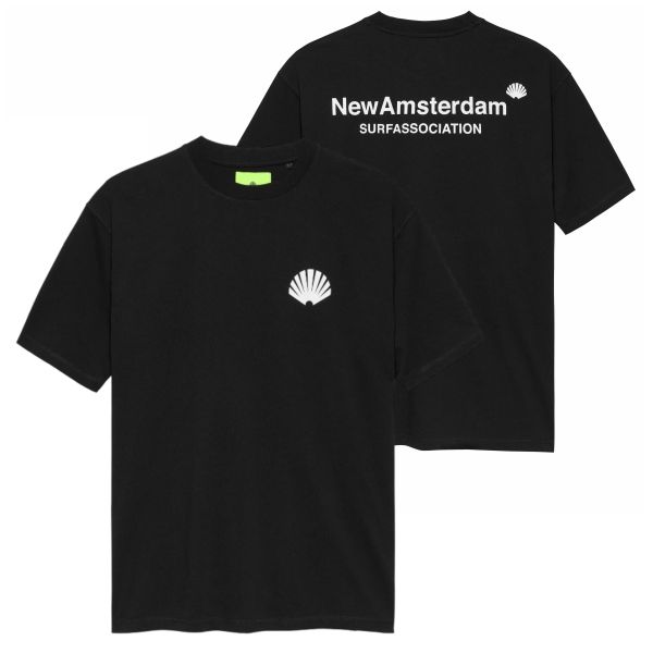New Amsterdam Surf Association Logo T-shirt Zwart
