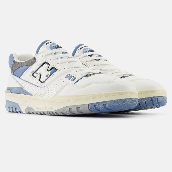 New Balance 550 Sneaker Off White/Blauw