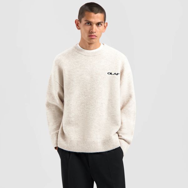 Olaf Drift Knitted Sweater Off White
