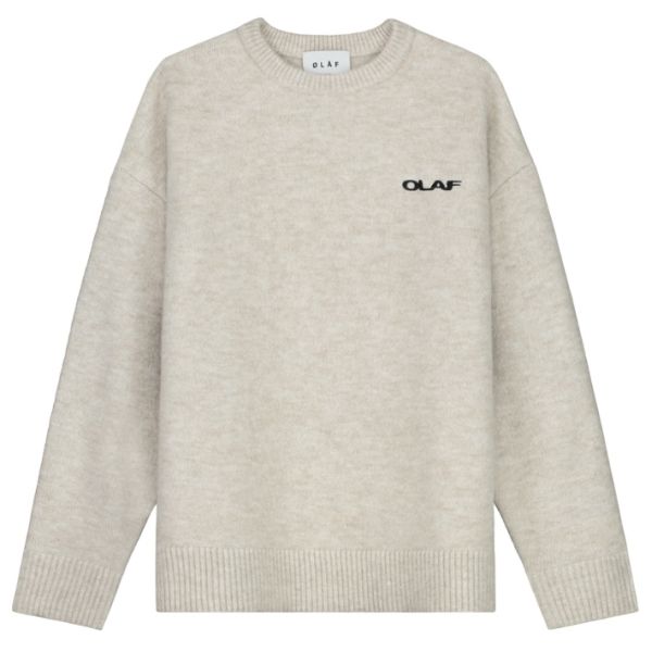 Olaf Drift Knitted Sweater Off White