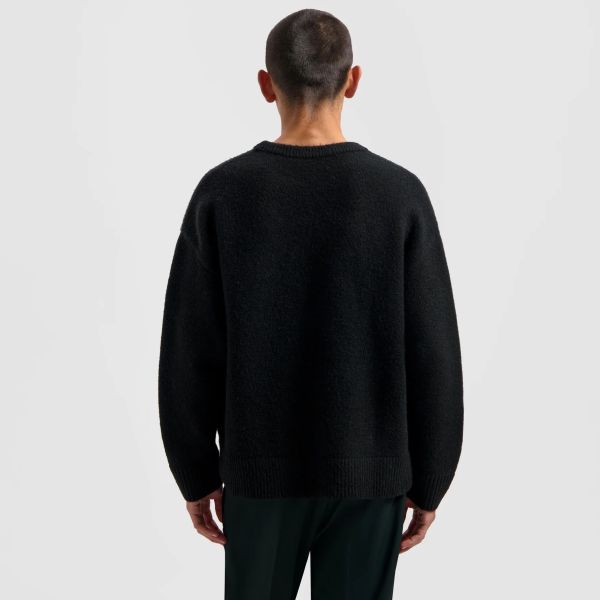 Olaf Drift Knitted Sweater Zwart