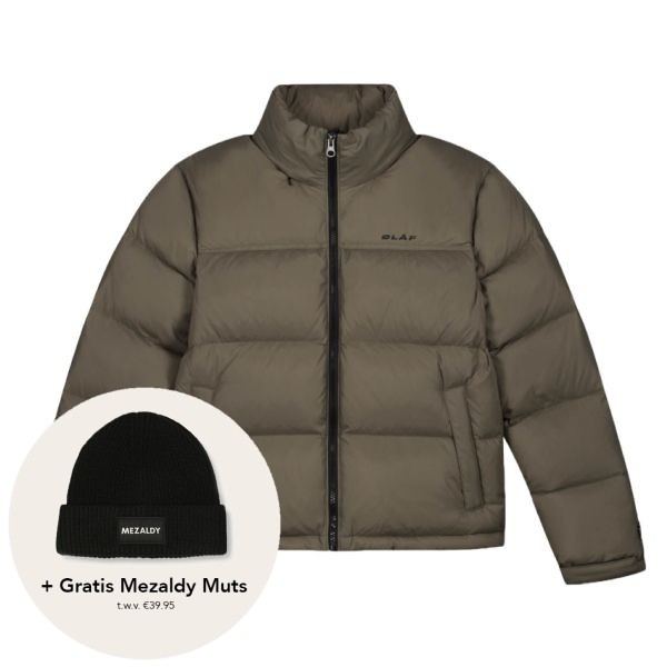 olaf puffer taupe