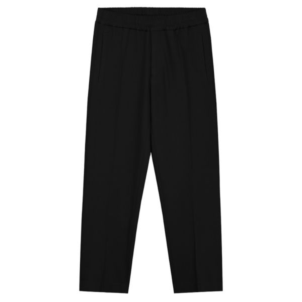 Olaf Tailored Slim Elasticated Broek Zwart