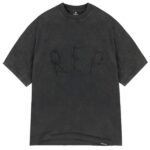 Represent Rep Applique T-shirt Zwart