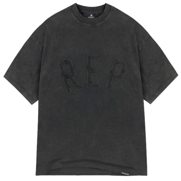 Represent Rep Applique T-shirt Zwart