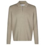 Samsøe Samsøe Guna Half Zip Sweater Beige